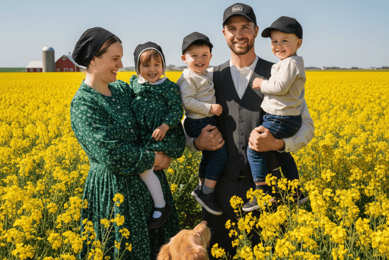 Hutterite Family