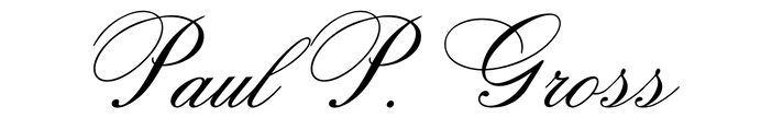 Paul P. Gross Signature
